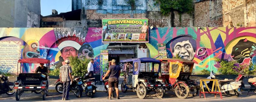 Shipibo Market on the Iquitos Plaza de Armas