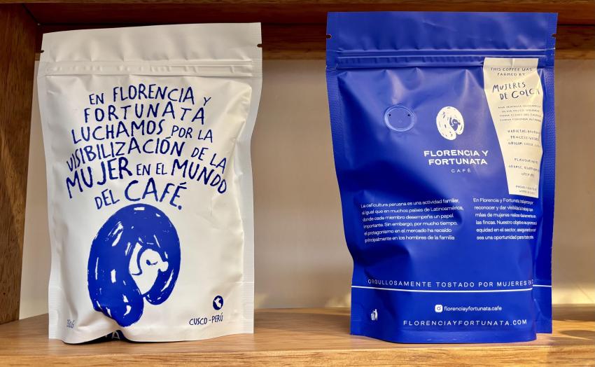 Coffee sold at Florencia y Fortunata
