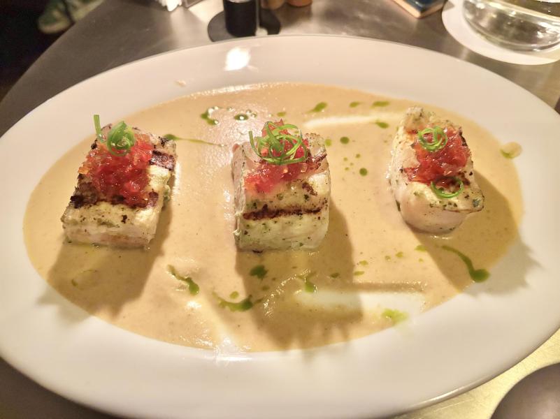 Paiche Fish at Oculto Restaurant