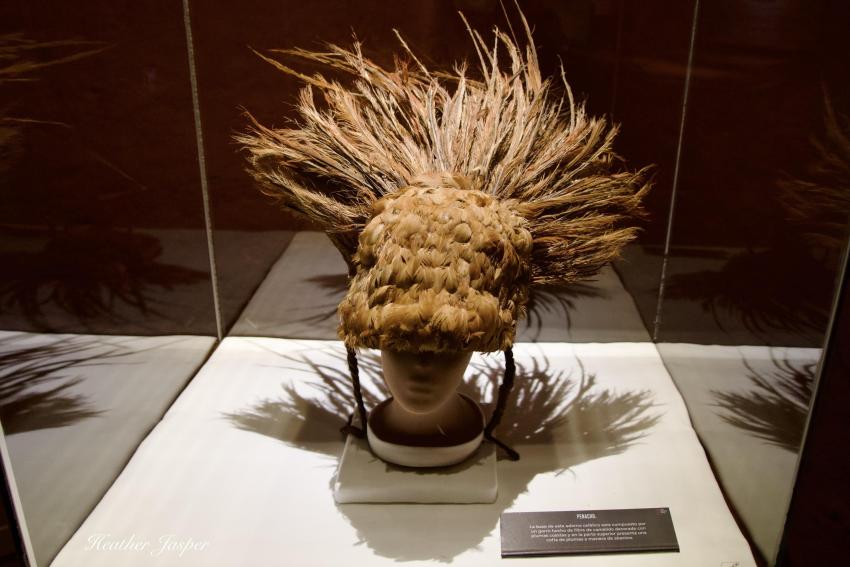 Juanita’s feathered headdress