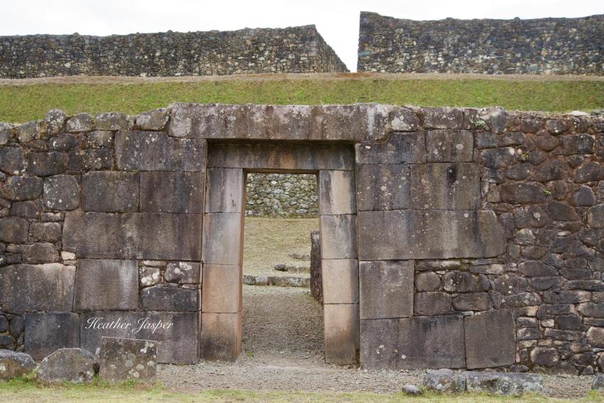 Vitcos main Inca doorway Vitcos main Inca doorway