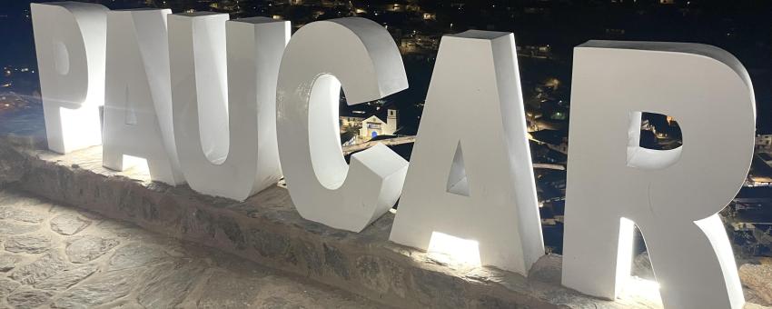 Paucartambo from mirador