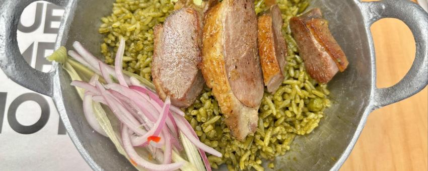 Pato con arroz- duck and rice