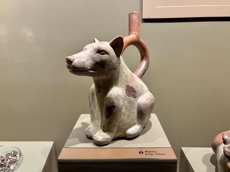 3rd century dog ceramic from Huaca Rajada