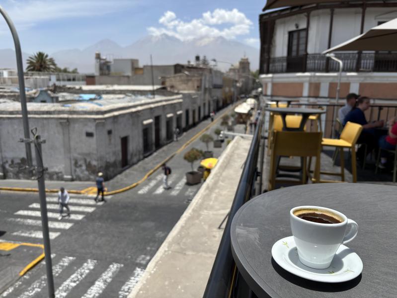 Puku Puku view of Chachani Puku Puku view of Chachani