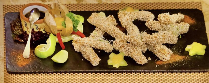 Trout appetizer at Zig Zag Arequipa