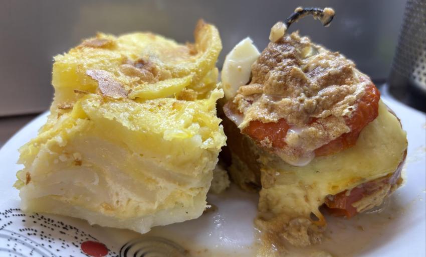 Rocoto relleno con pastel de papa