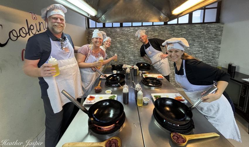 Marcelo Batata Cooking Class woks