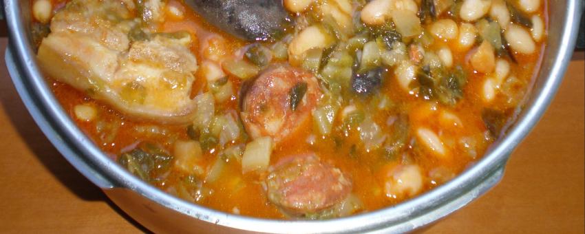 Highland stew, Cantabrian typical dish.