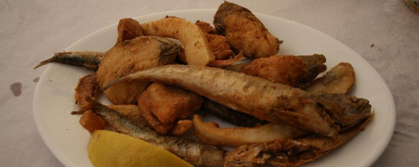 Frito gaditano - Pescados diversos: cazón - pijotas - choclos