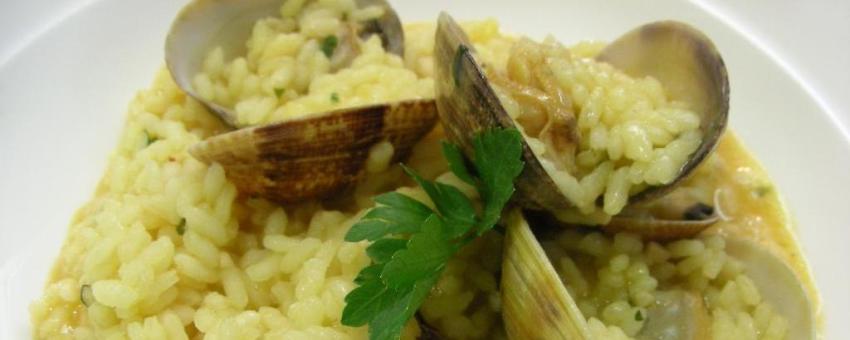 Arroz meloso con Almejas